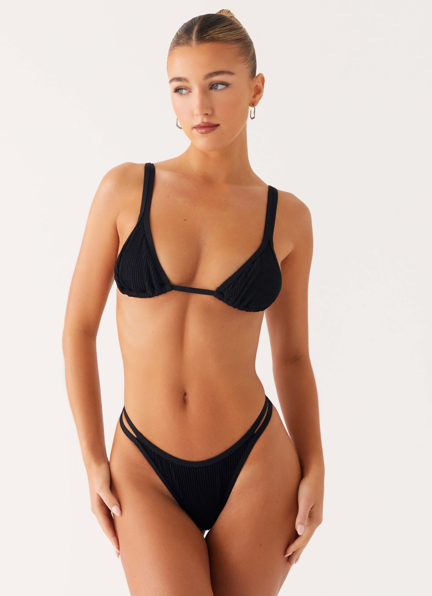 Croatia Bikini Bottoms - Black