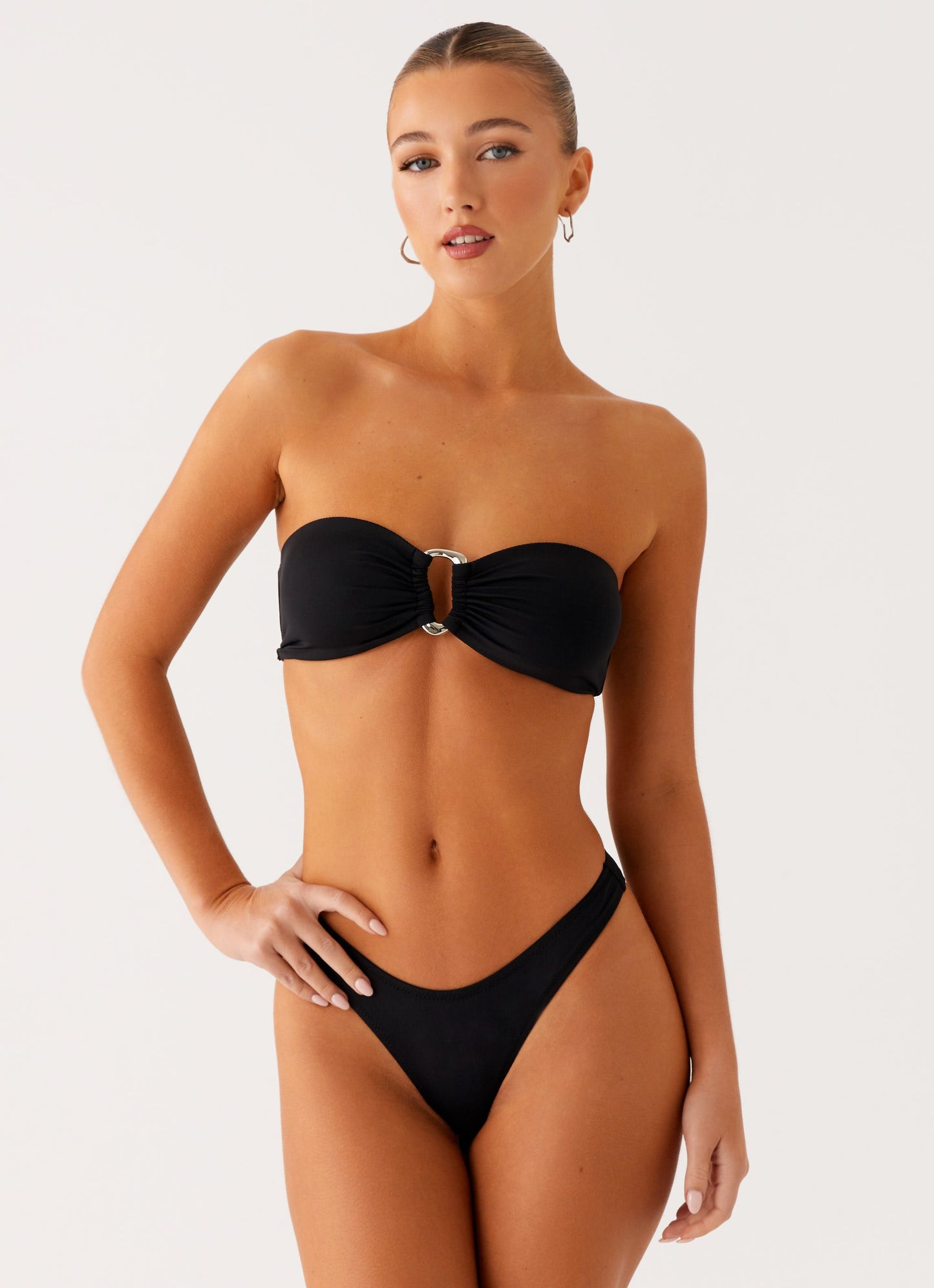 Cuba Strapless Bikini Top - Black