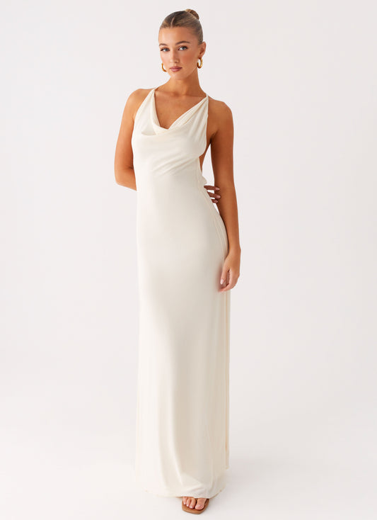 Dahliana Maxi Dress - Off White