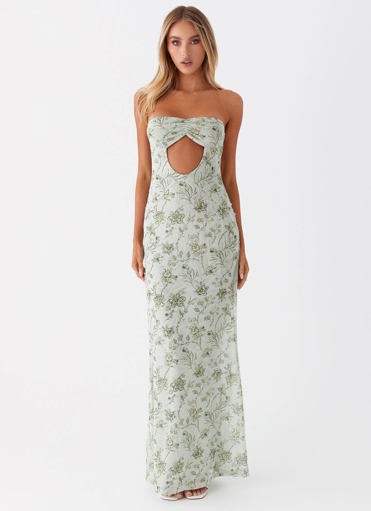 Dearest Maxi Dress - Sage Floral