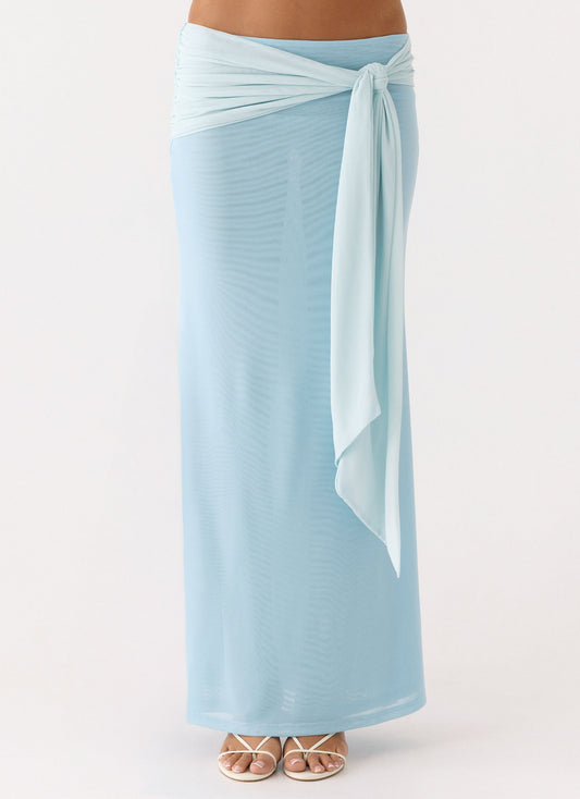 Delani Maxi Skirt - Blue