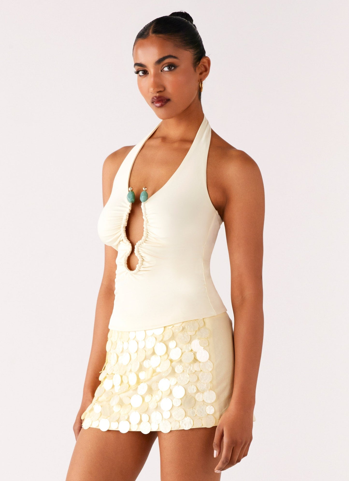 Diego Halter Top - Yellow