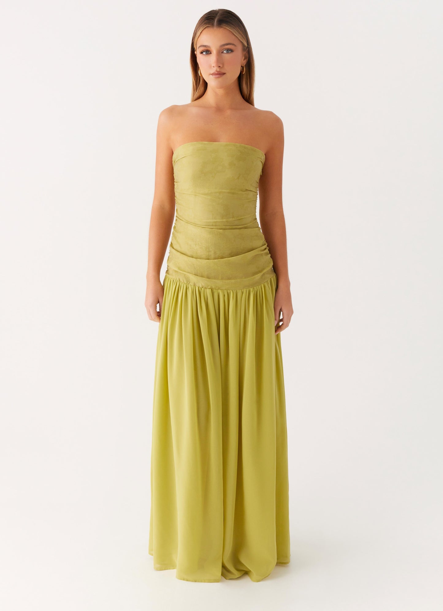 Dreamer Maxi Dress - Lime Zest