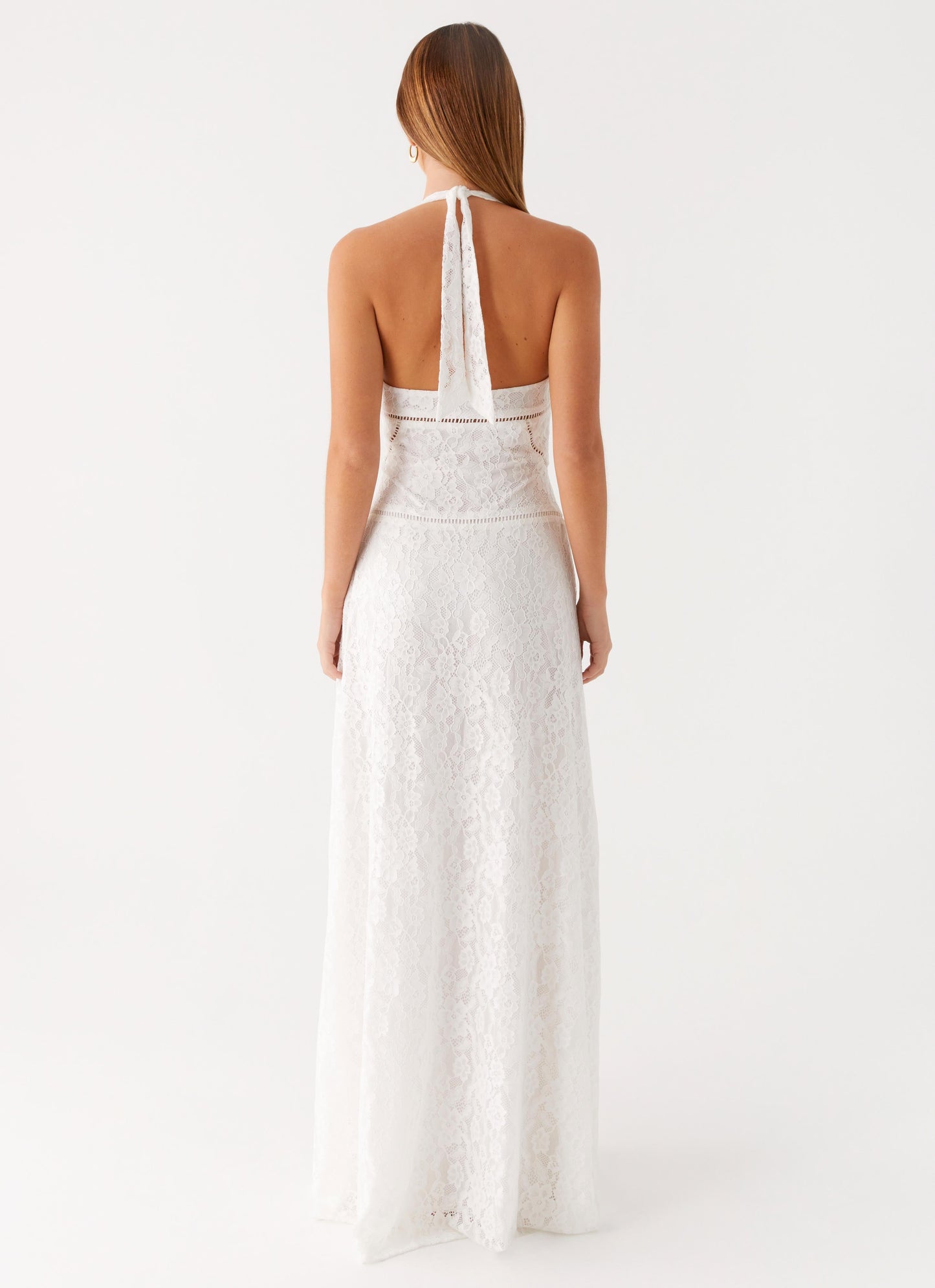 Ember Valley Cotton Maxi Dress - Ivory