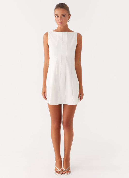 Emelie Mini Dress - White