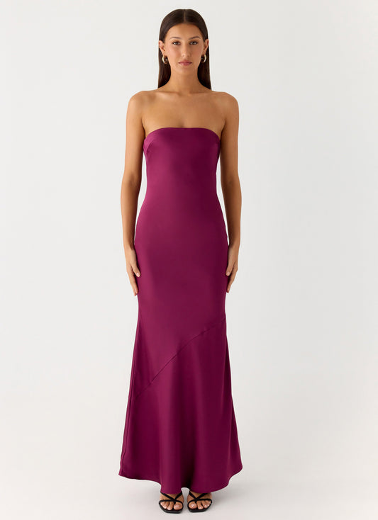 Endless Nights Maxi Dress - Plum