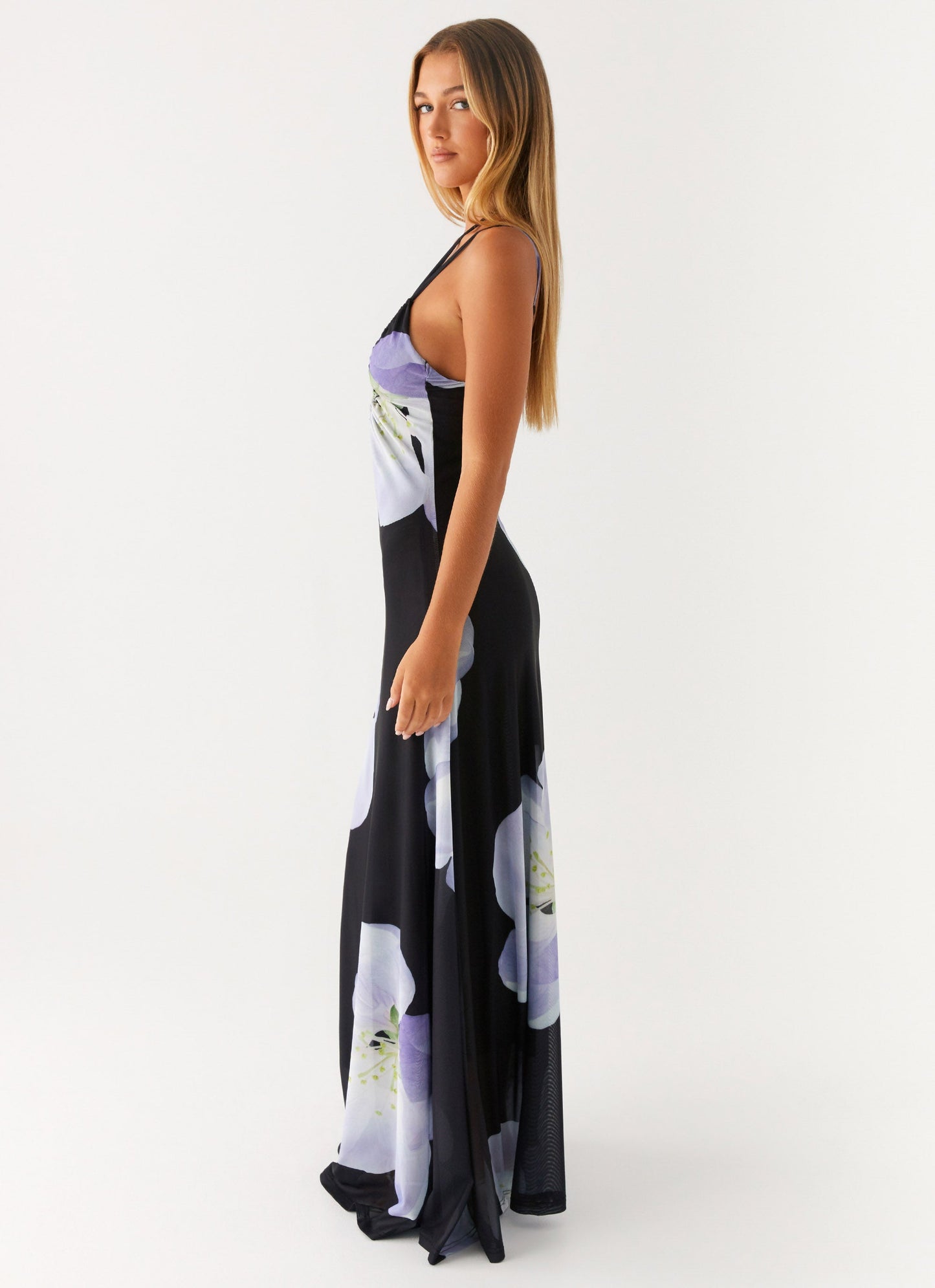Enrika Maxi Dress - Flower Print