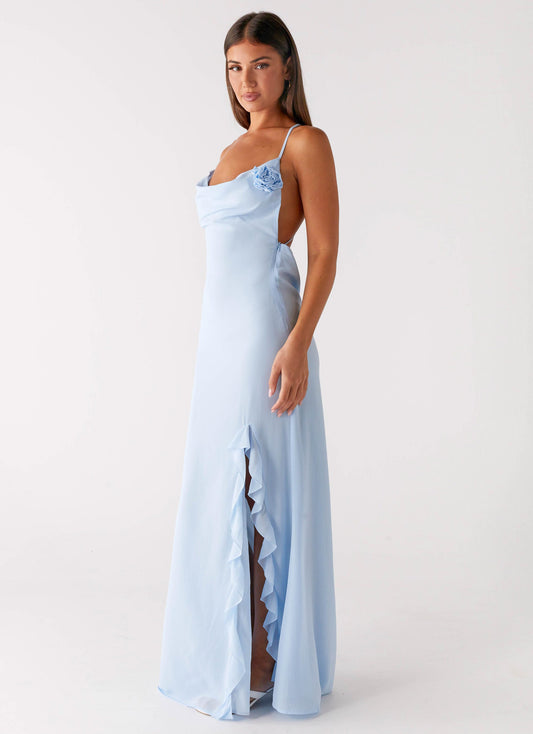 First Class Maxi Dress - Blue