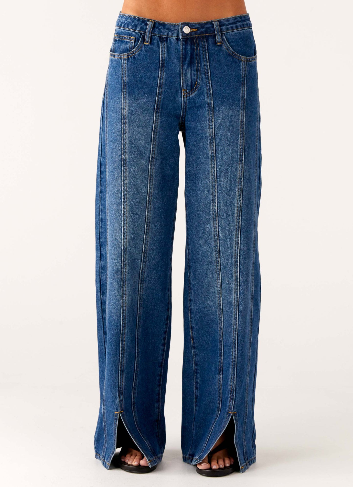 Grayson Straight Leg Jeans - Denim Blue