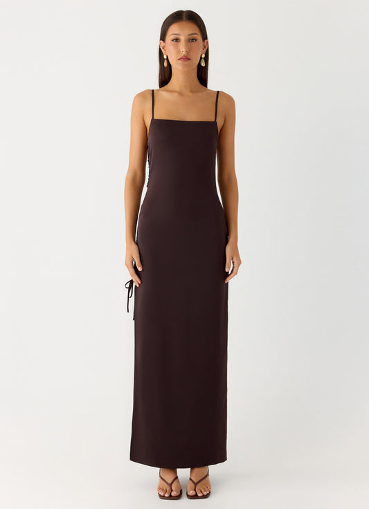 Hartwell Maxi Dress - Chocolate