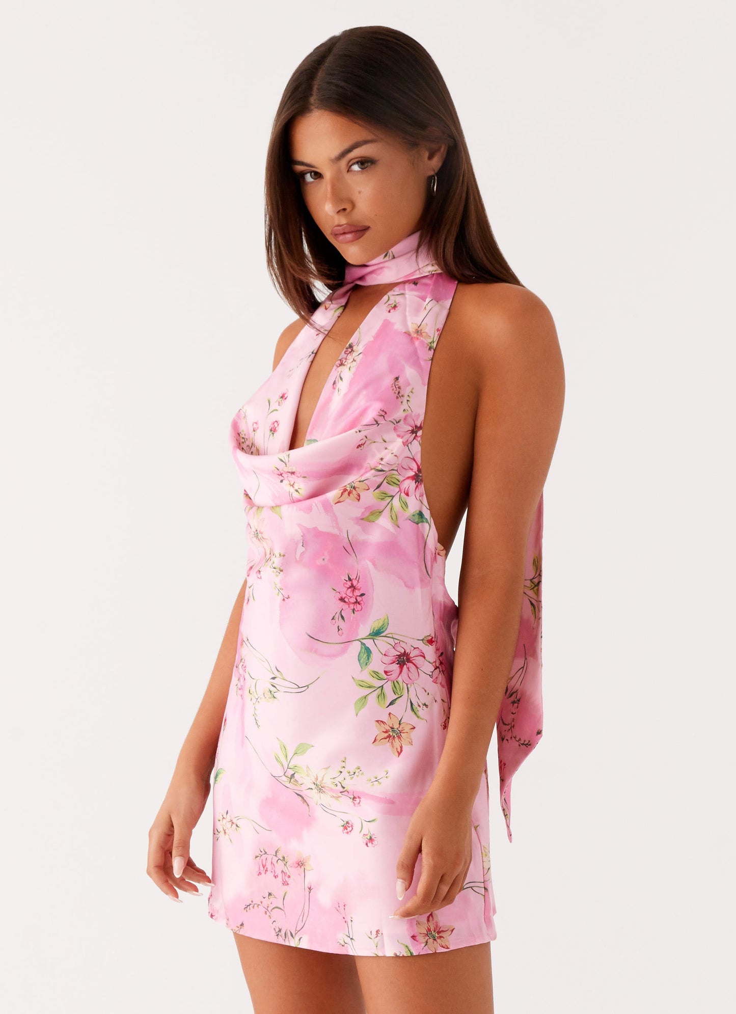 Heidi Mini Dress - Pink Floral