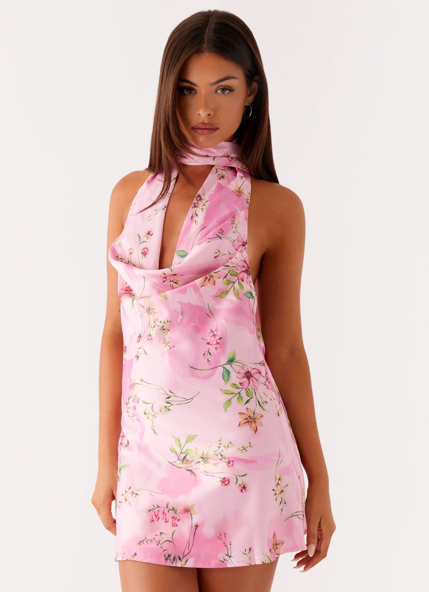 Heidi Mini Dress - Pink Floral