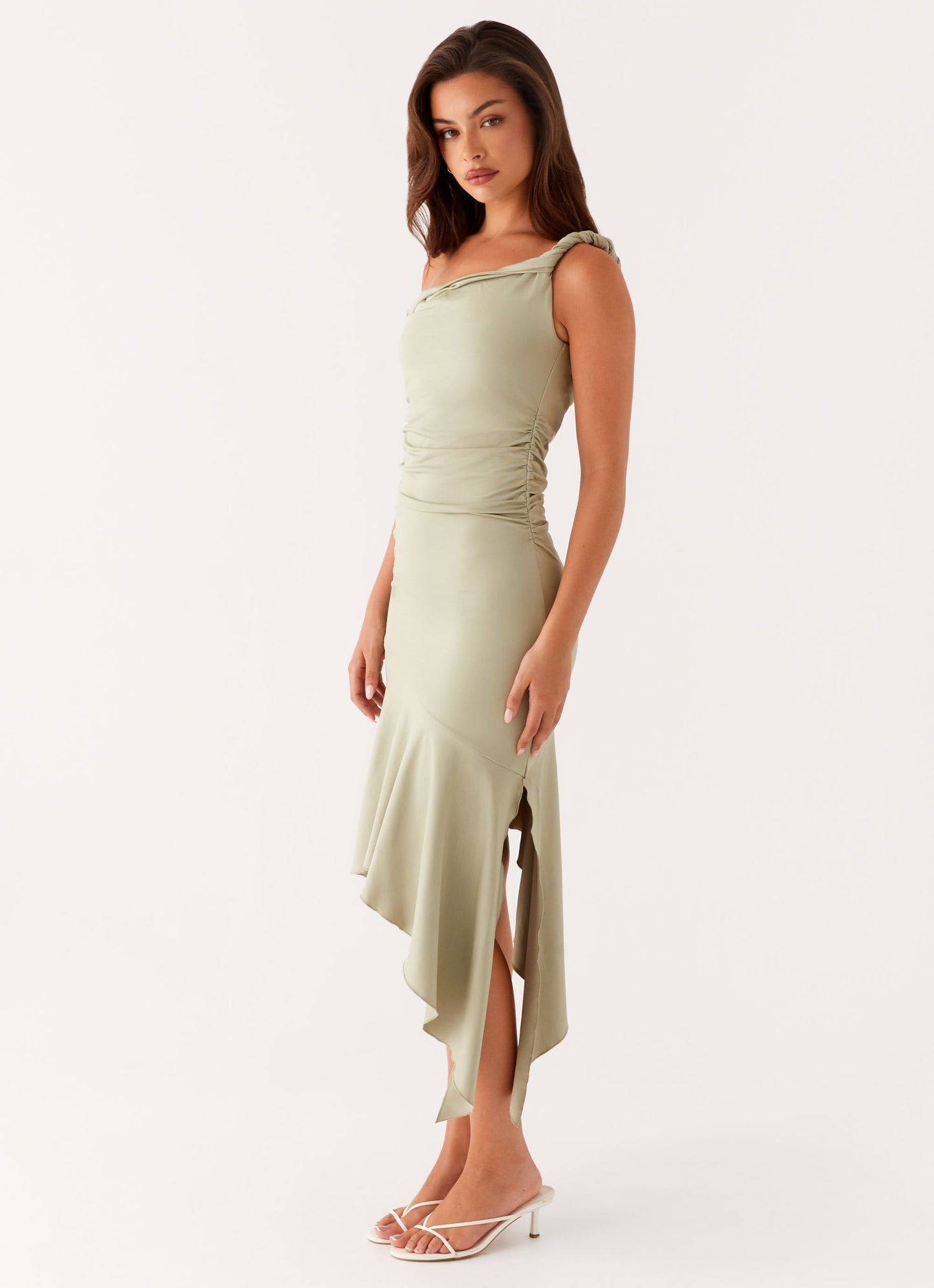 Huntah Midi Dress - Sage