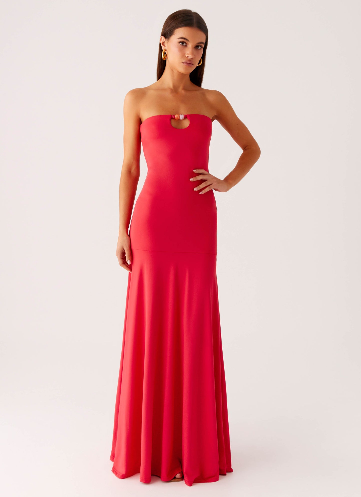 Hurts Like Hell Maxi Dress - Pink