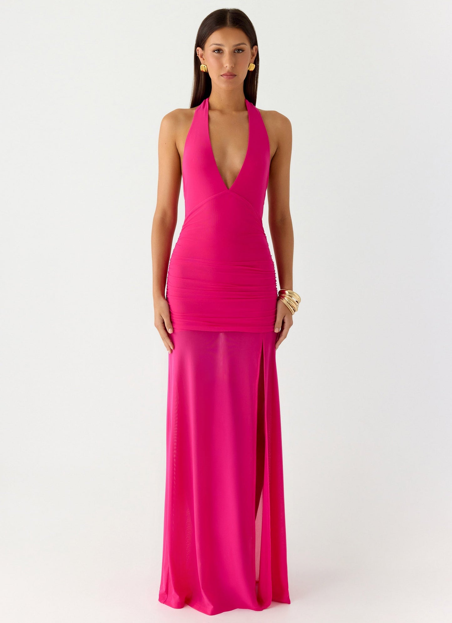 Island Muse Dress - Fuchsia