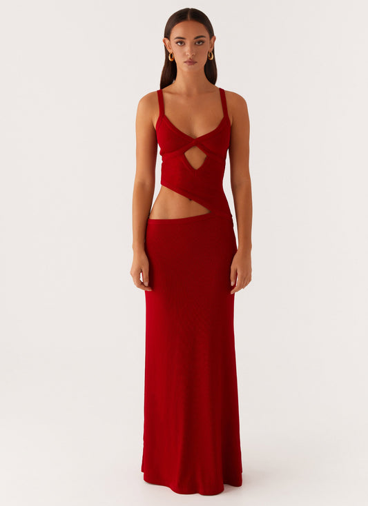 Jocelyn Maxi Dress - Red