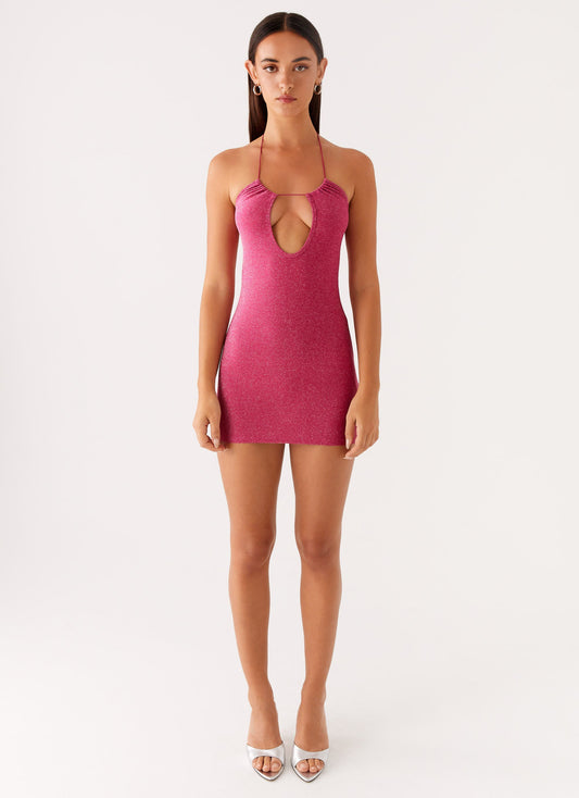 Jupiter Mini Dress - Raspberry