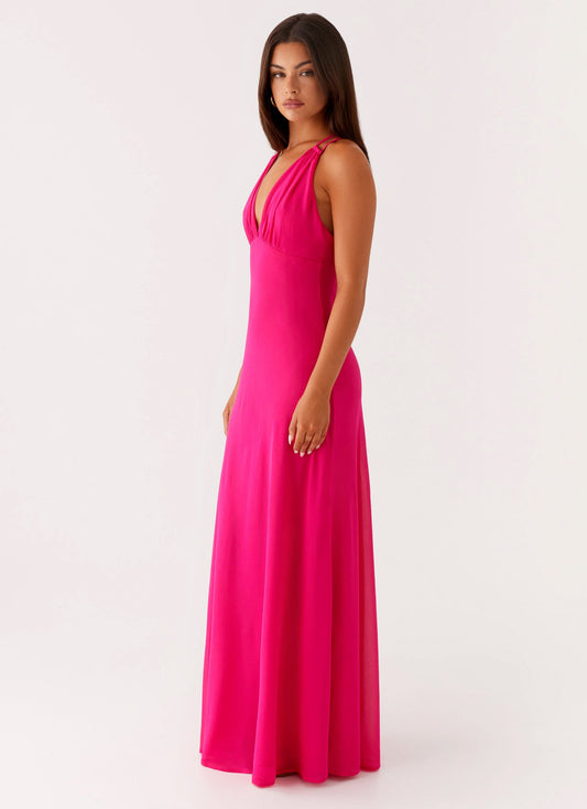Kacia Maxi Dress - Fuchsia