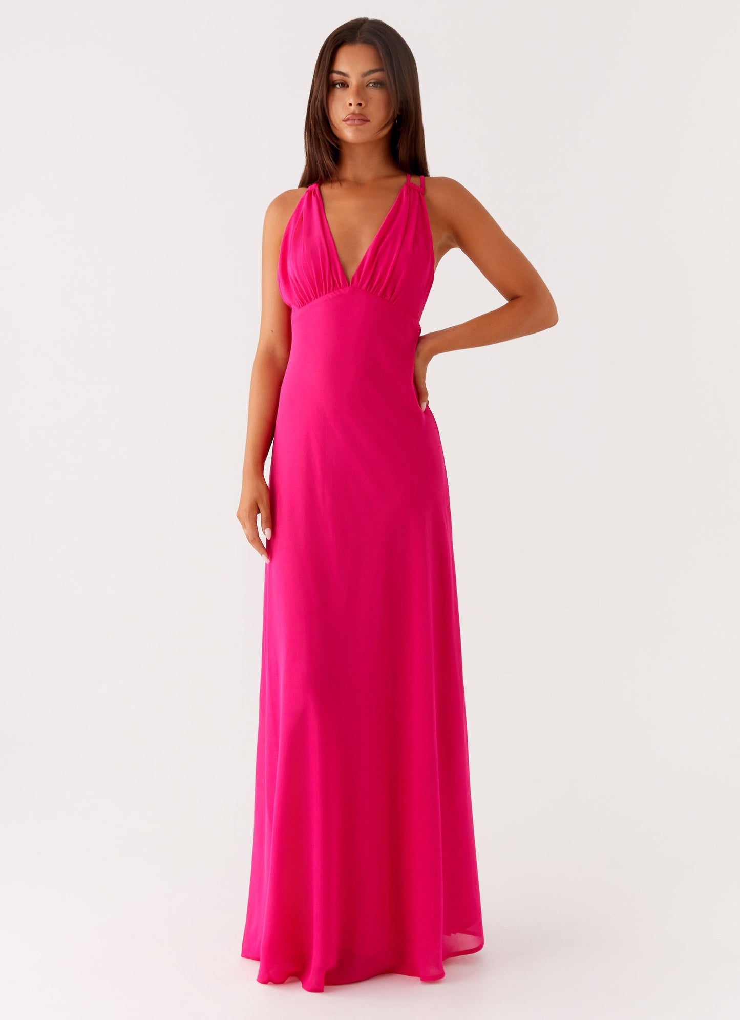 Kacia Maxi Dress - Fuchsia