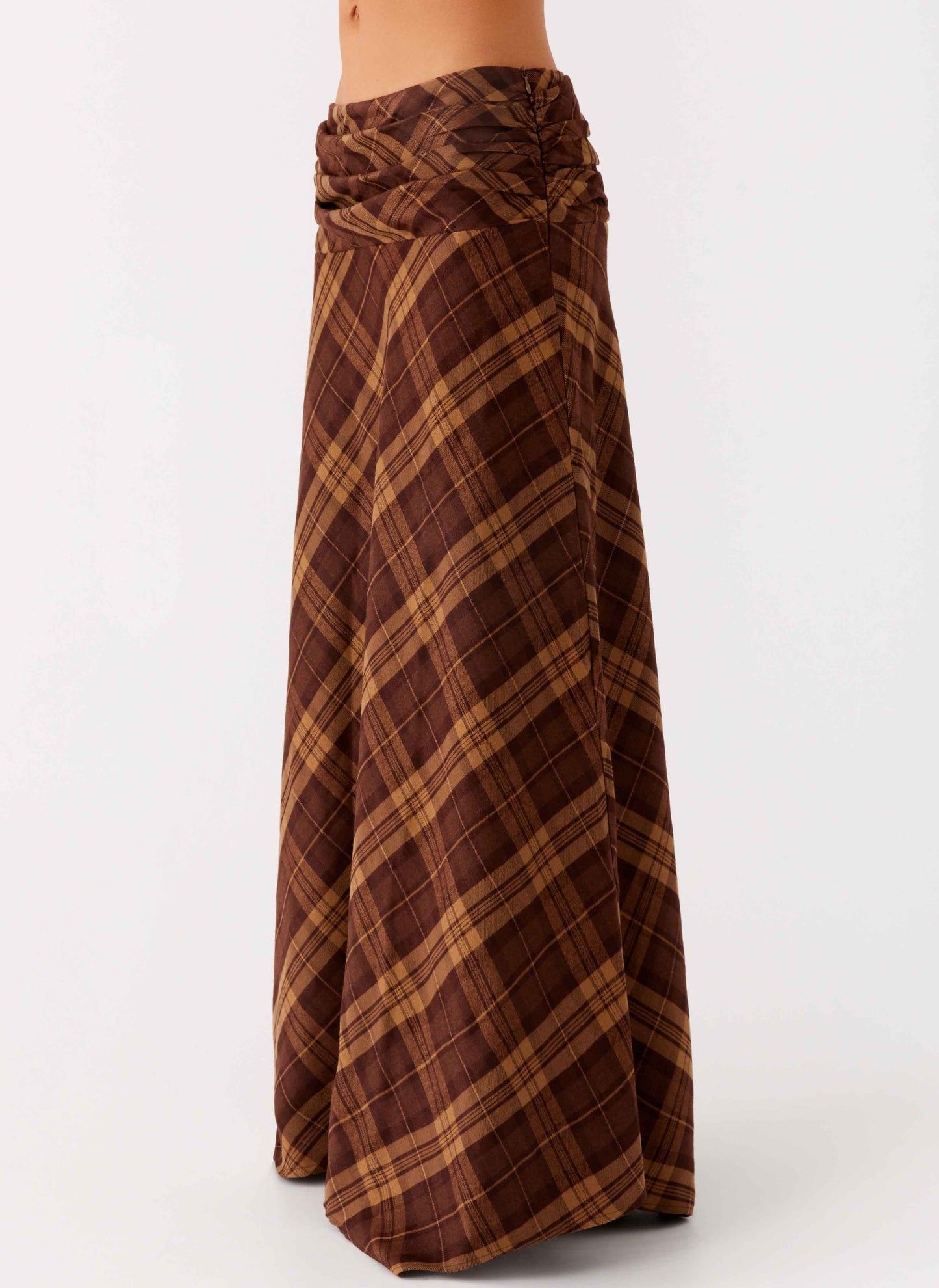 Karolina Maxi Skirt - Plaid