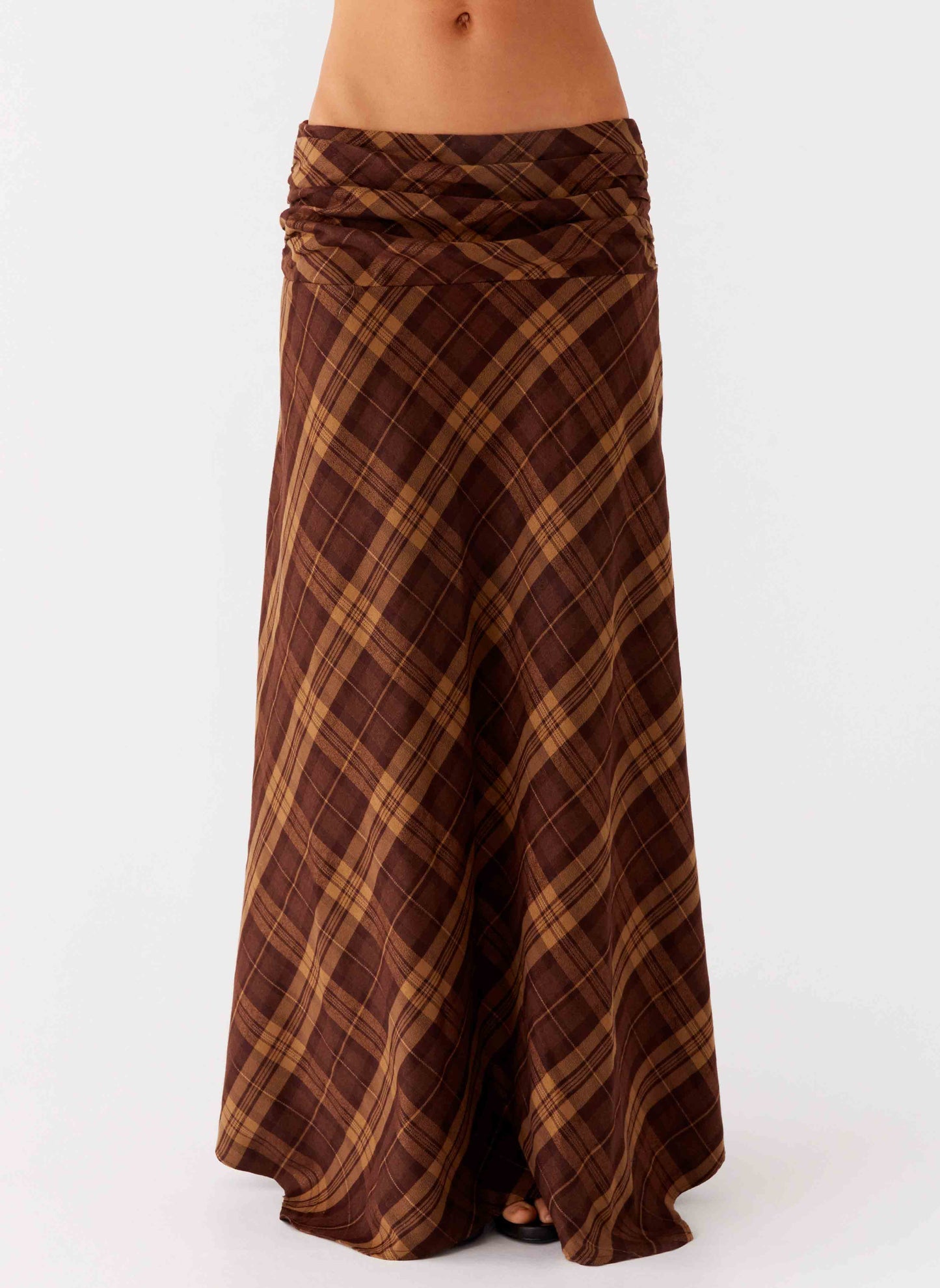 Karolina Maxi Skirt - Plaid