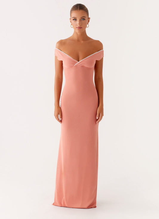 Katiya Maxi Dress - Peach