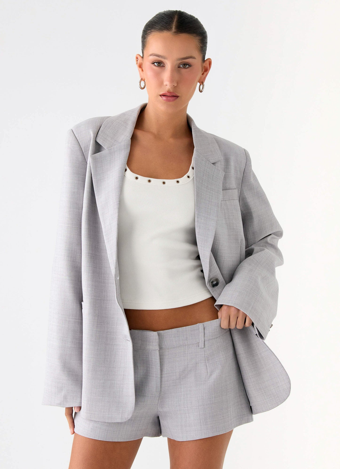 Kingston Oversized Blazer - Grey