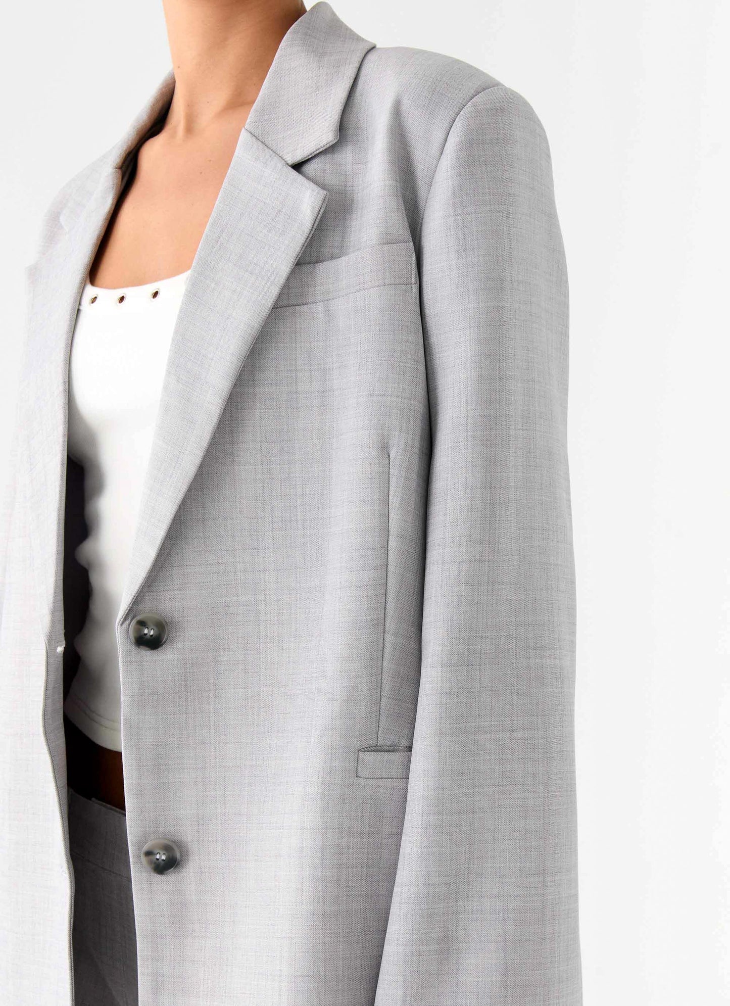 Kingston Oversized Blazer - Grey