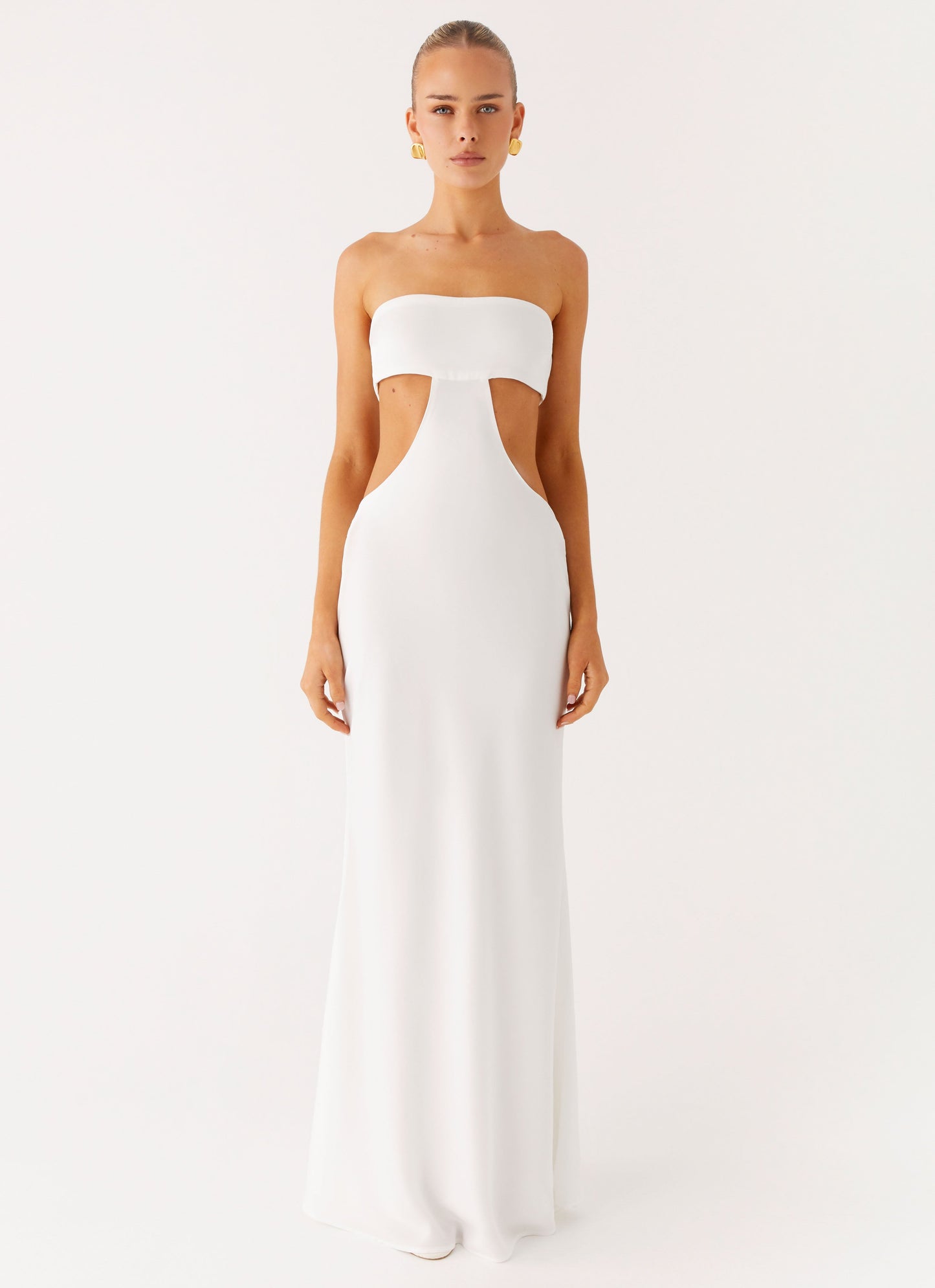 Kiss Me Cut Out Maxi - Ivory