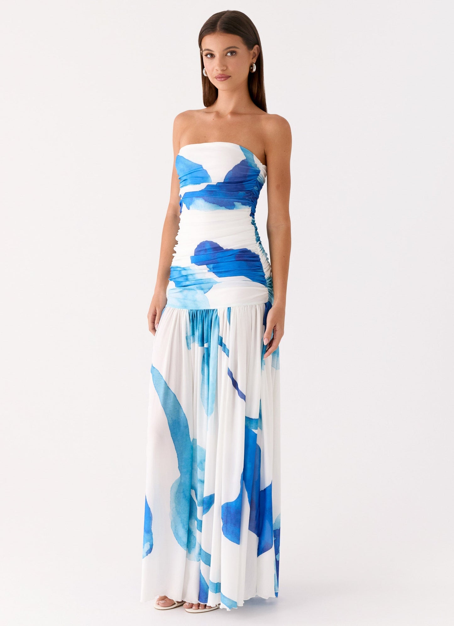 Laidee Maxi Dress - Cerulean Bloom