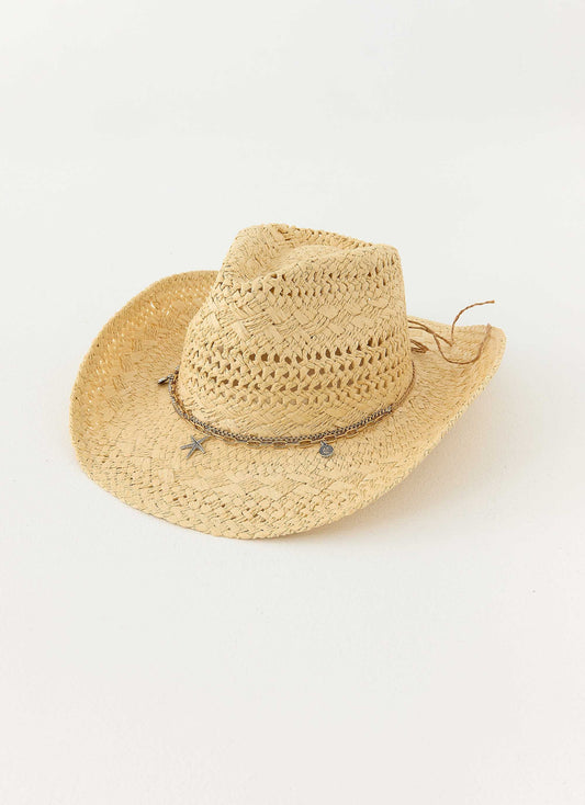 Late Checkout Cowboy Hat - Natural