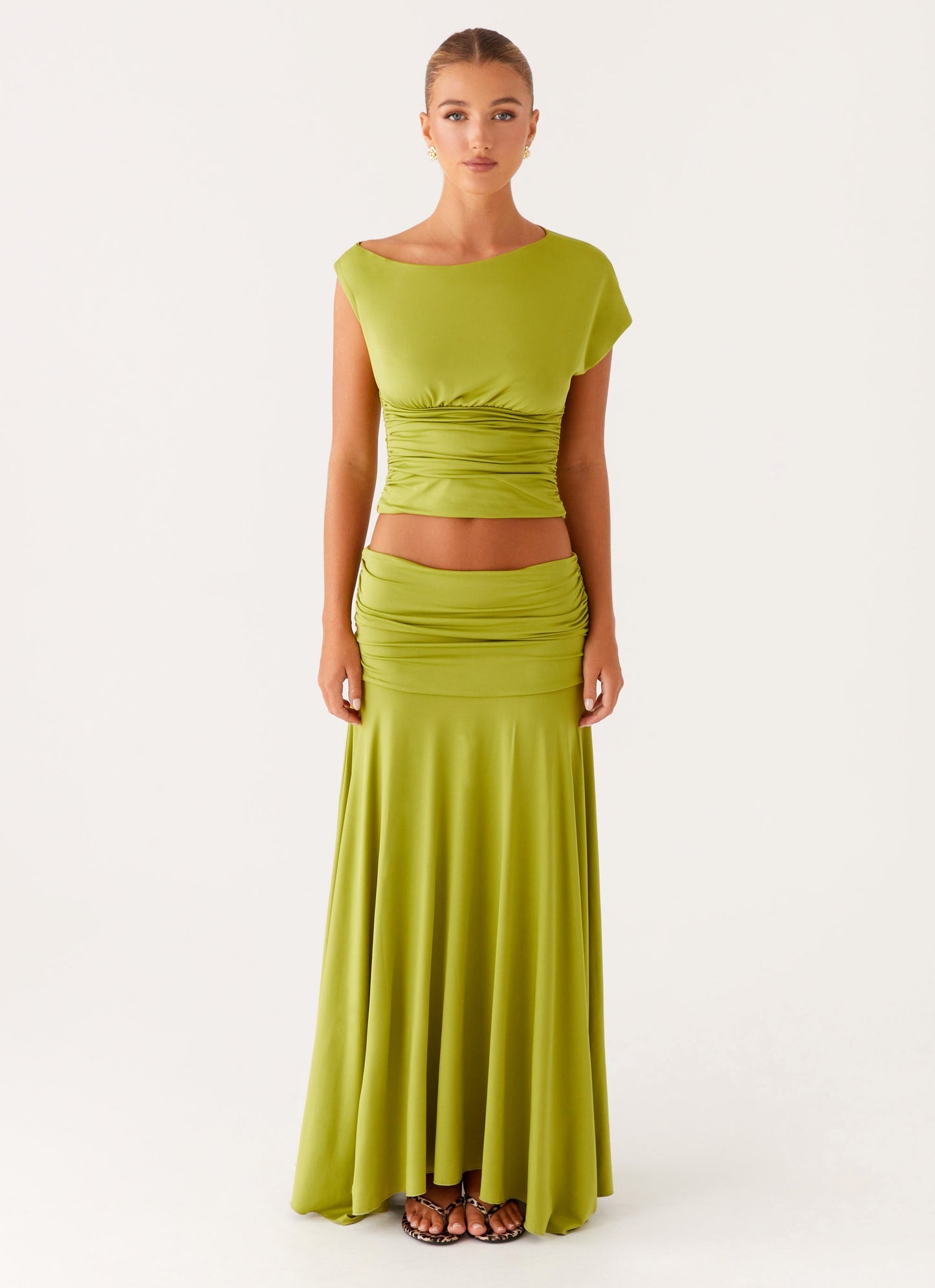 Liana Asymmetrical Top - Green