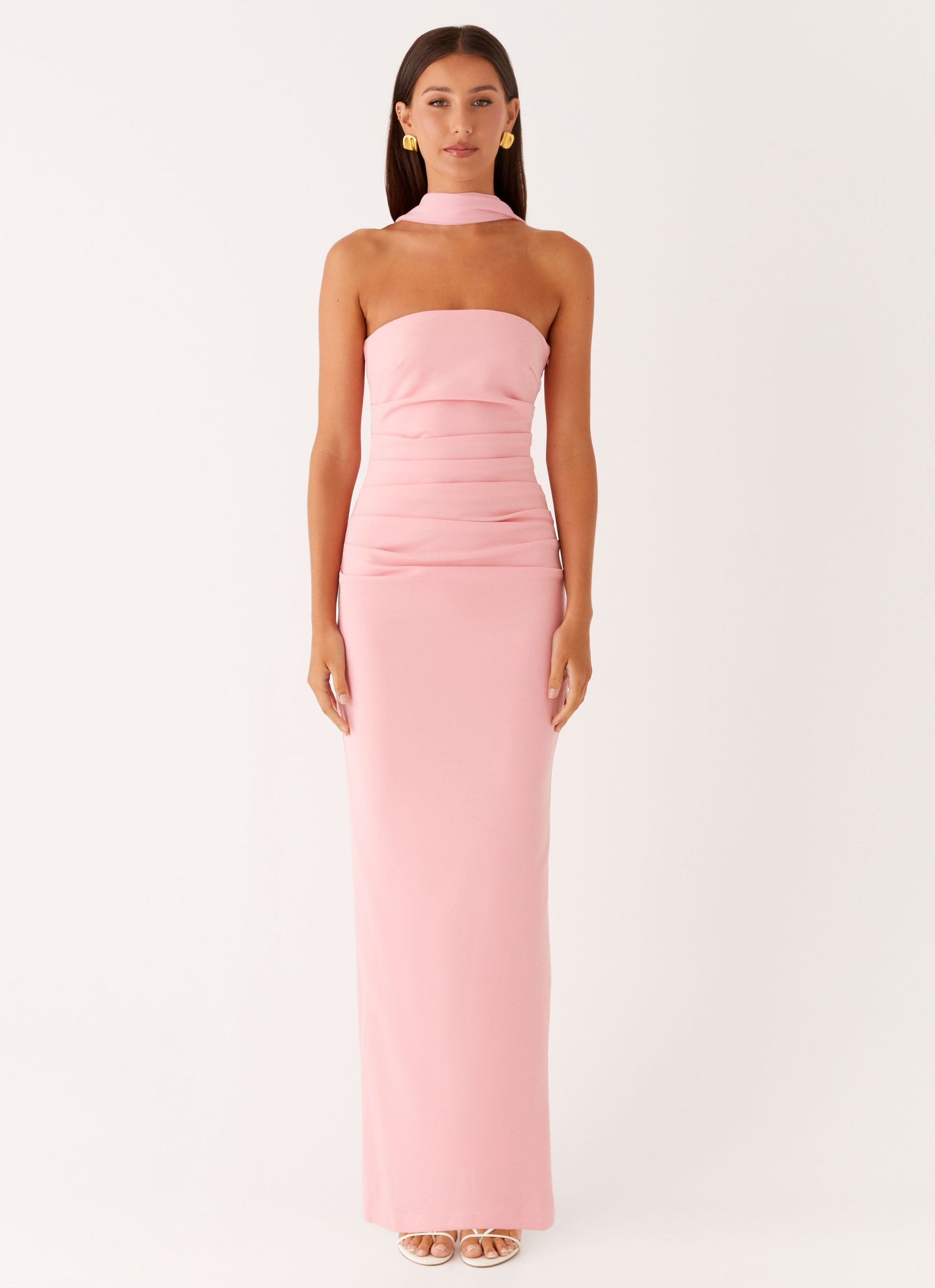 Libra Maxi Dress - Pink