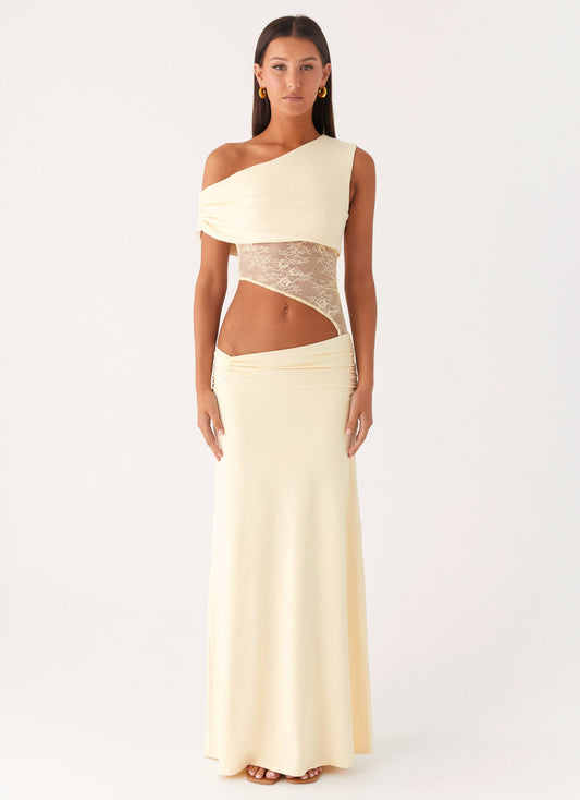 Love Motion Maxi Dress - Lemon