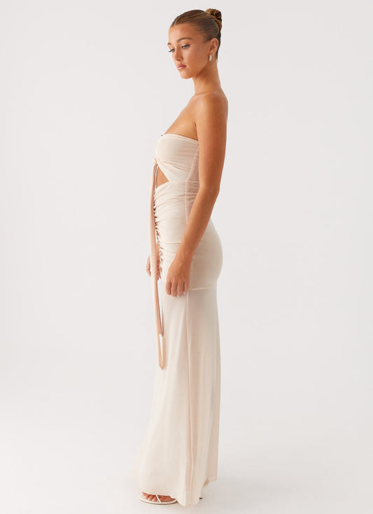 Lovie Maxi Dress - Beige