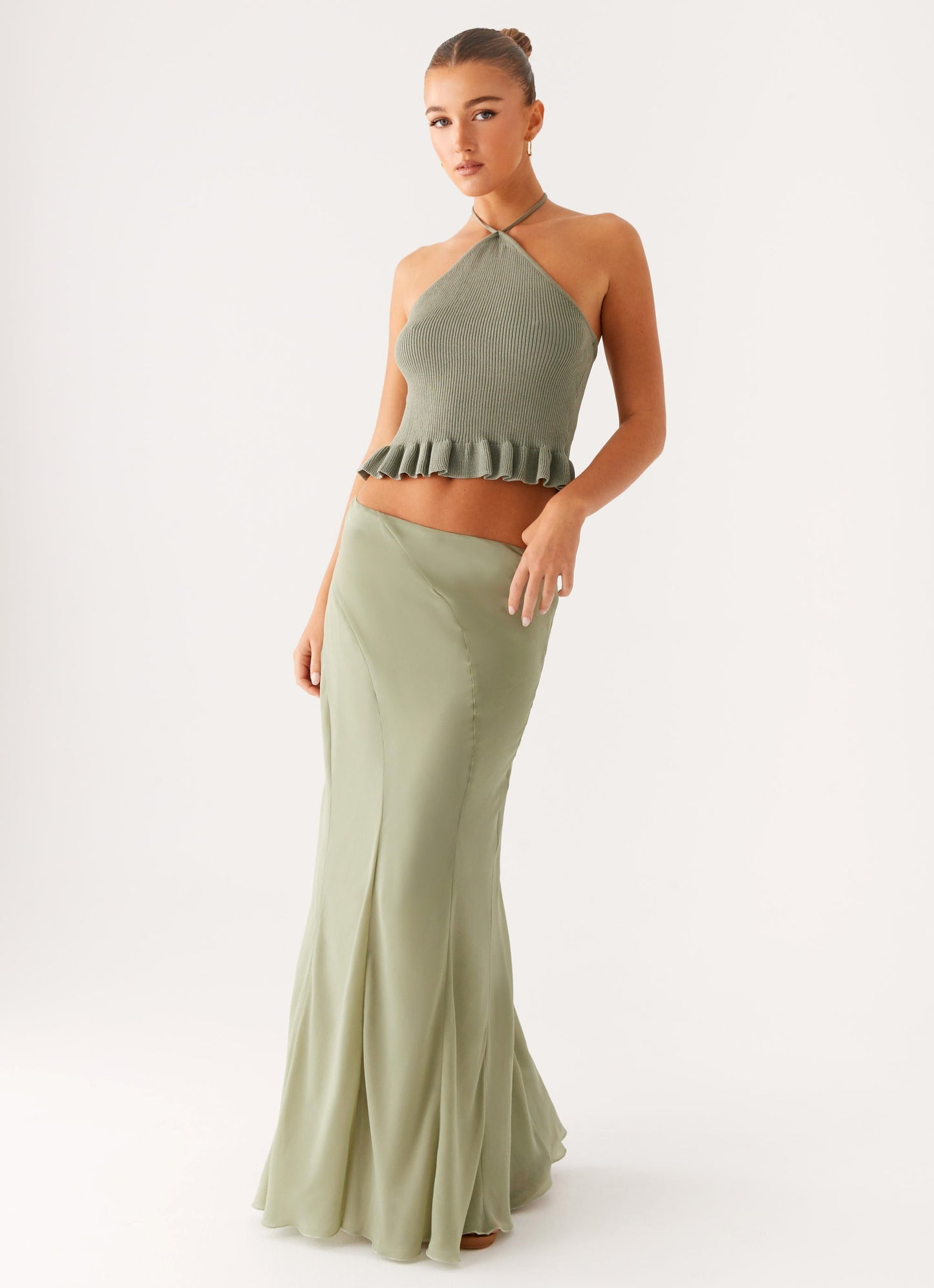 Maddox Maxi Skirt - Sage