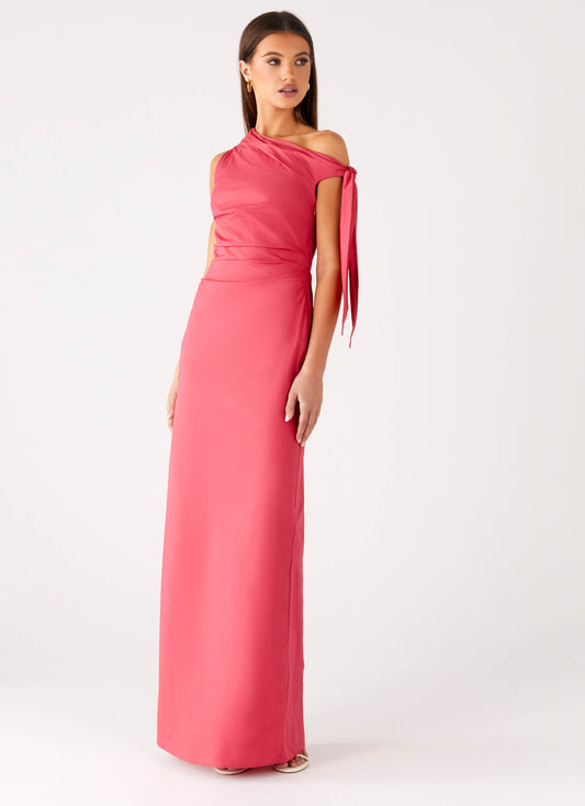 Marella Maxi Dress - Coral