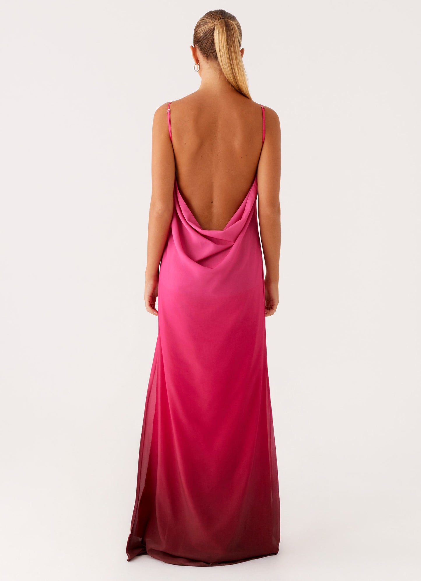 Marianne Maxi Dress - Fuchsia Gradient