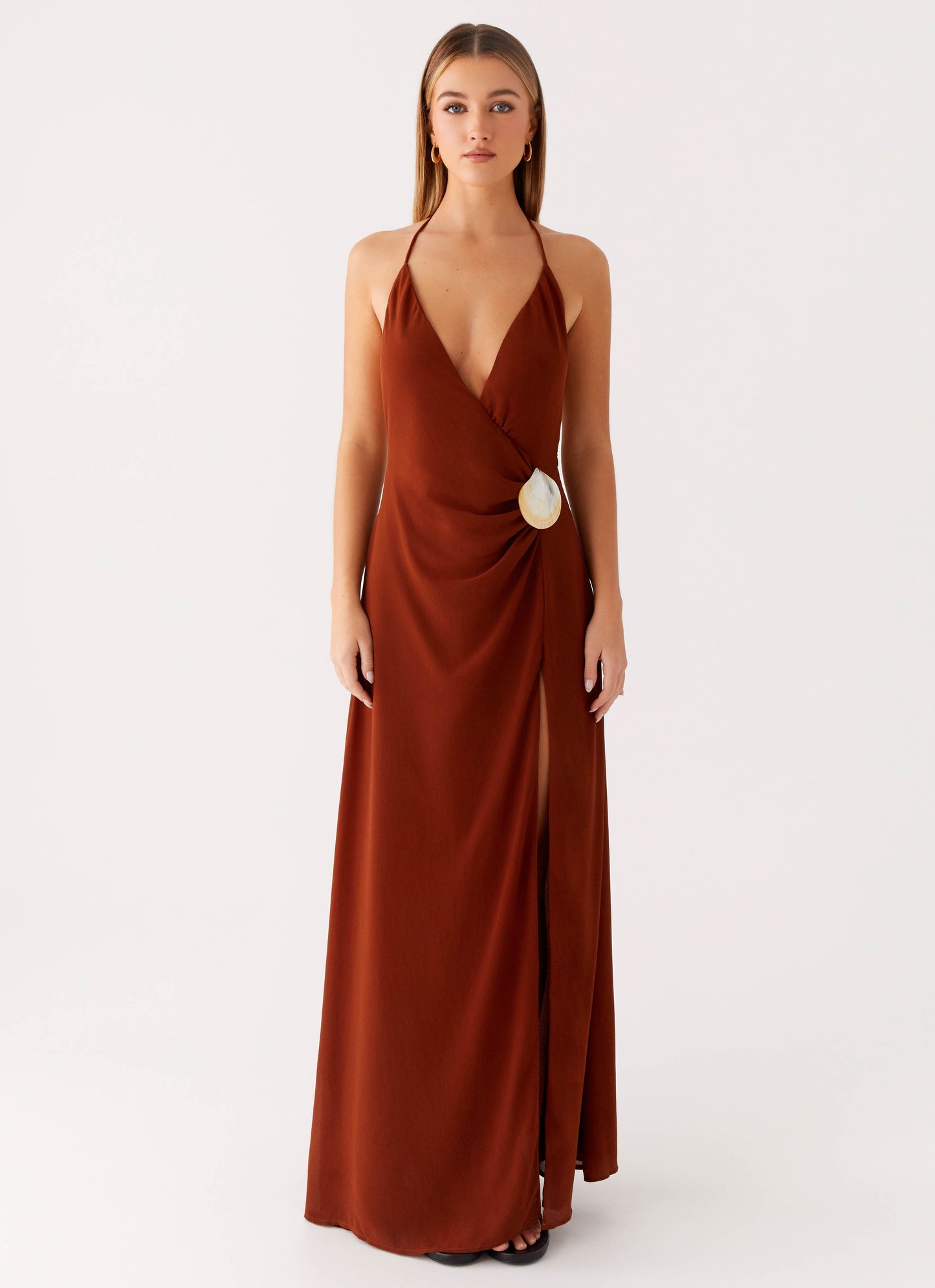 Marjoram Maxi Dress - Chocolate