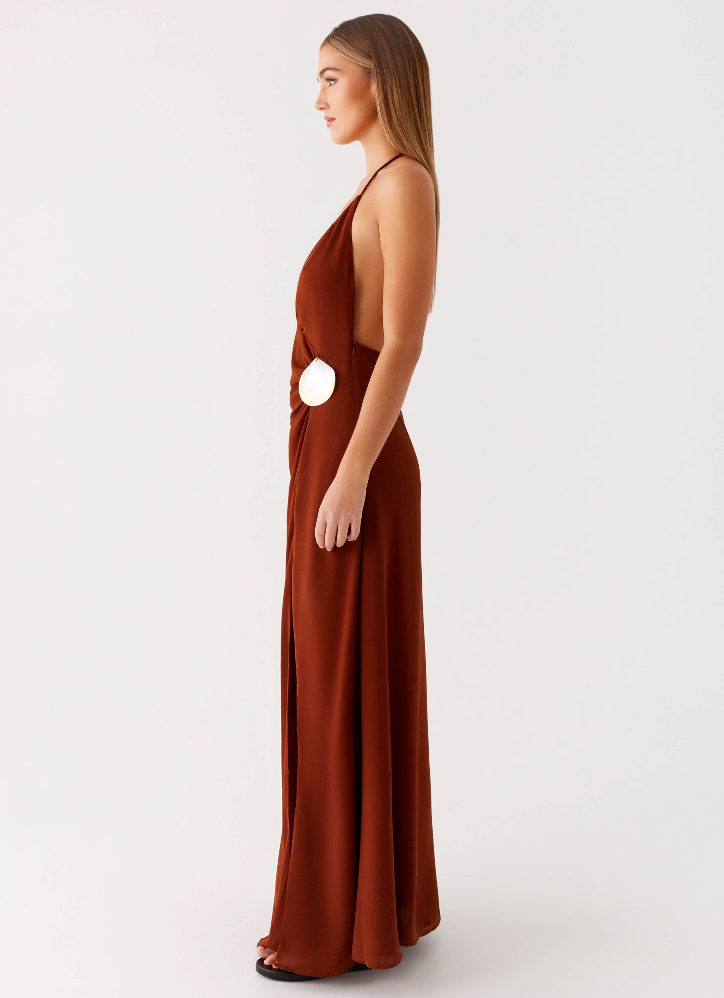 Marjoram Maxi Dress - Chocolate