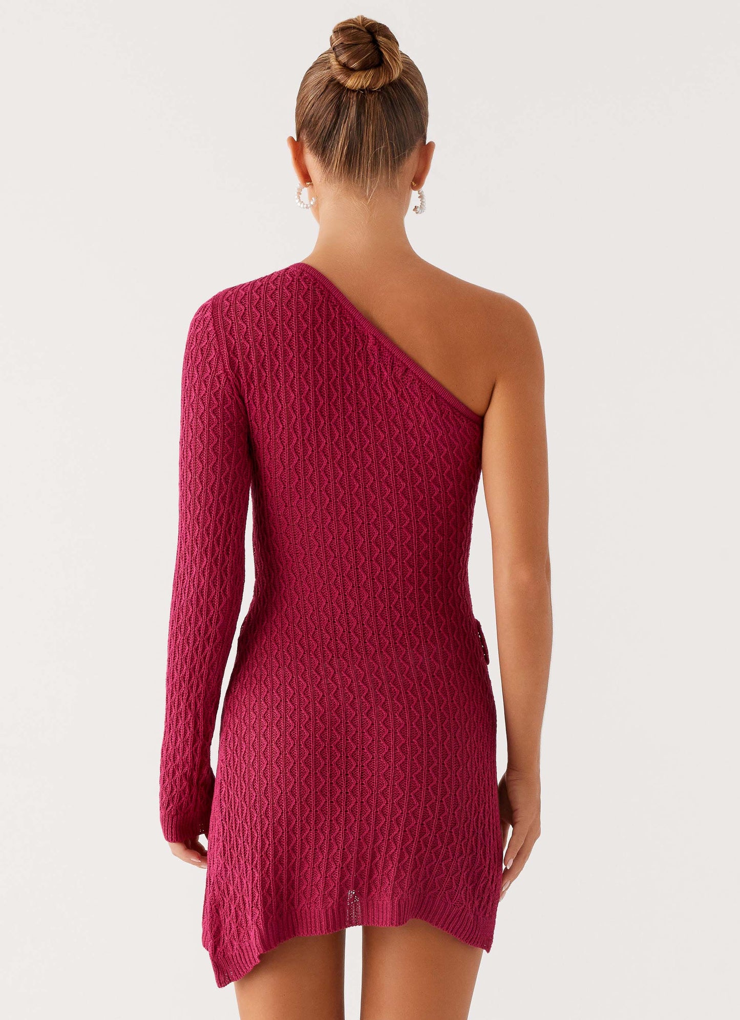 Medda Knit Mini Dress - Hot Pink