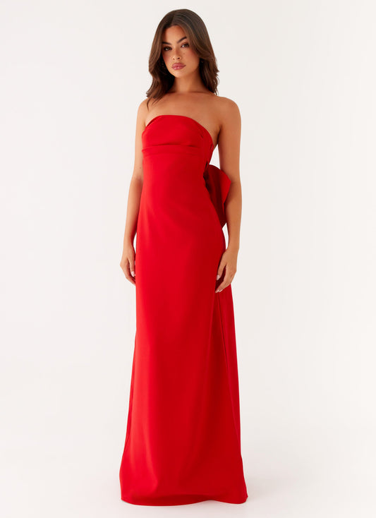 Meredith Maxi Dress - Red
