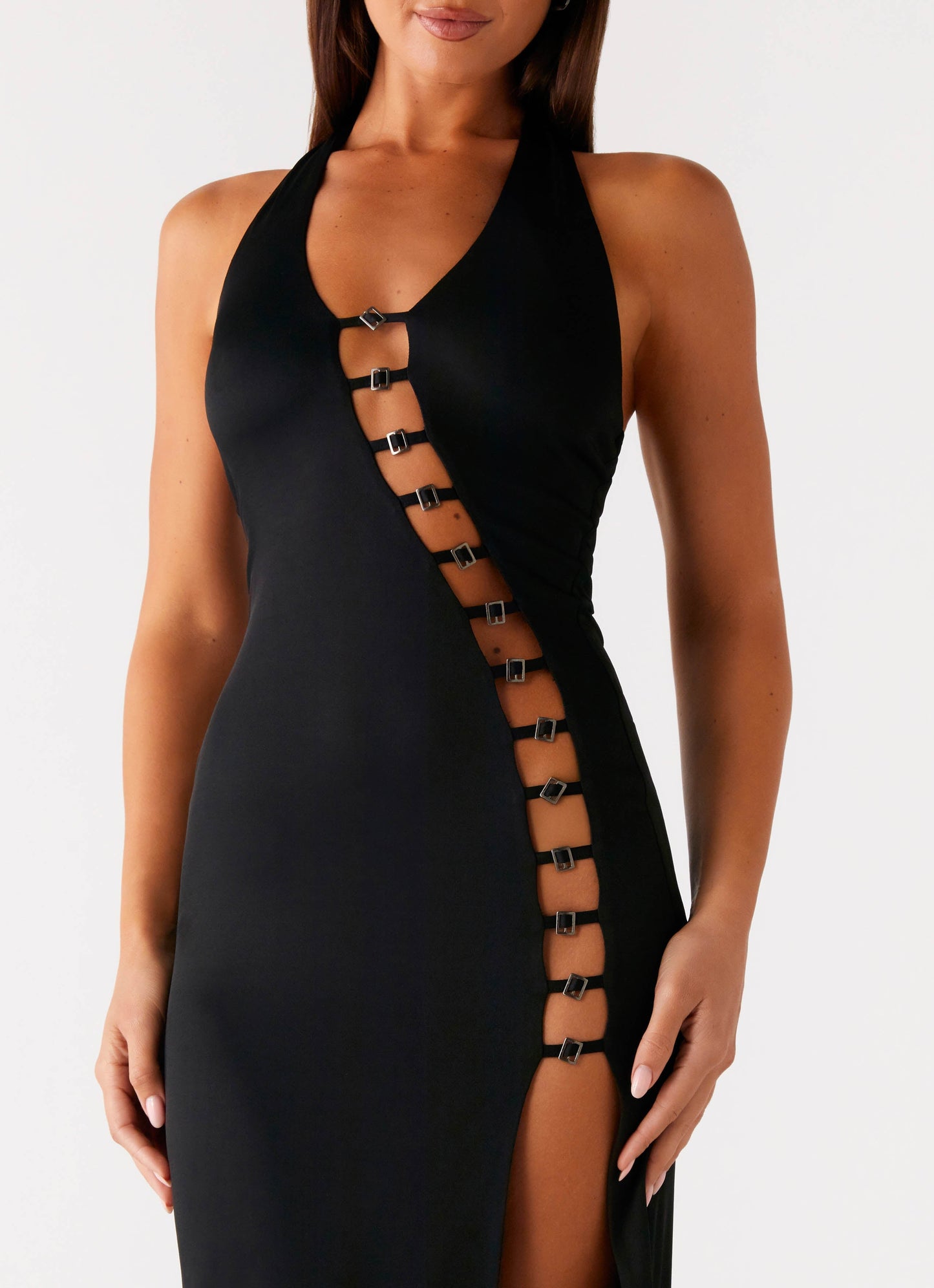 Midnight Dreams Maxi Dress - Black