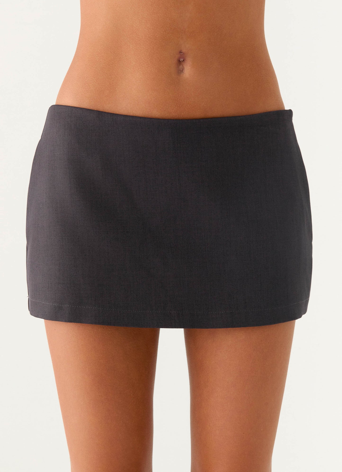 Mirna Micro Skort - Charcoal