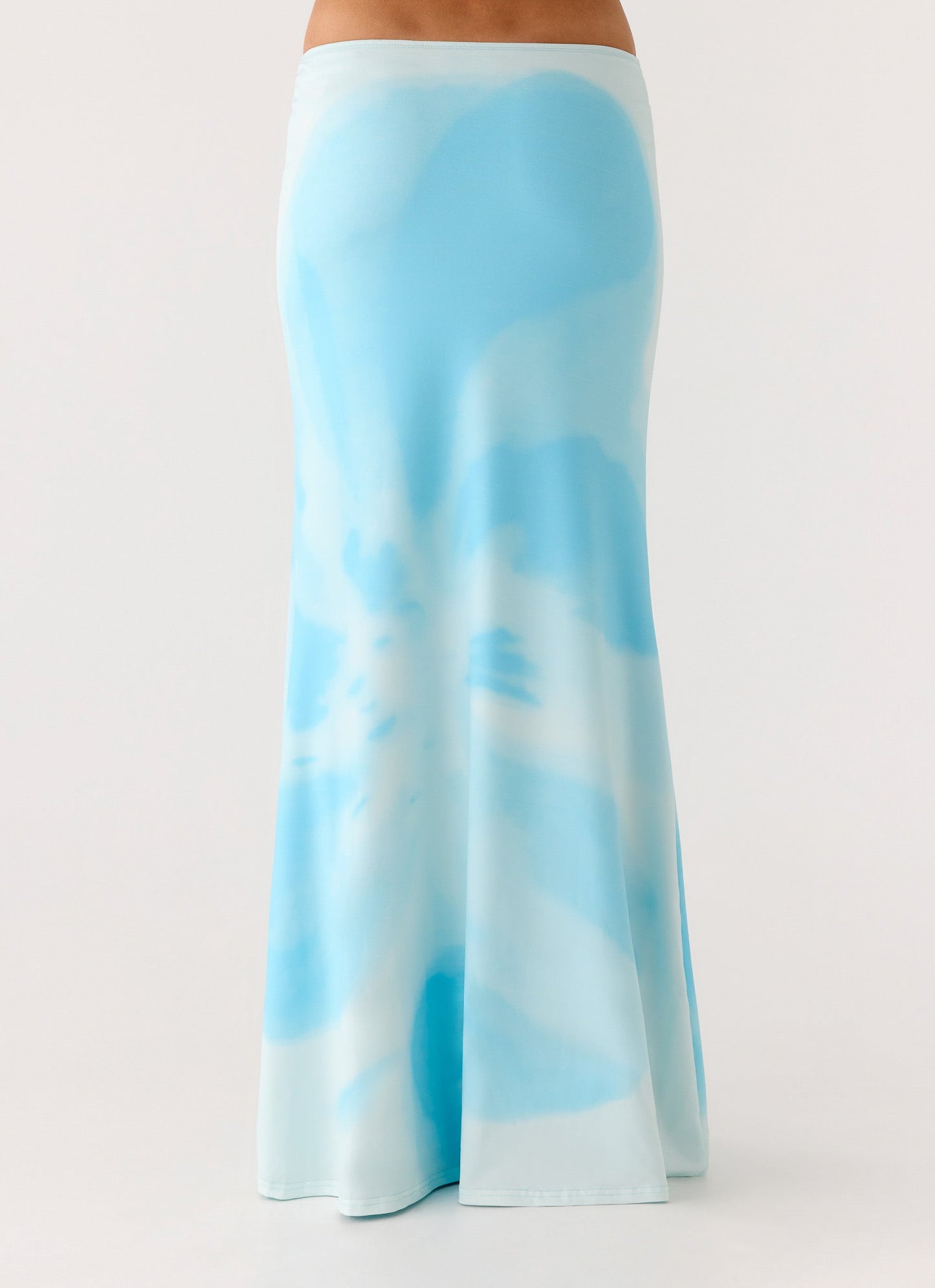 Moka Maxi Skirt - Blooming Blue