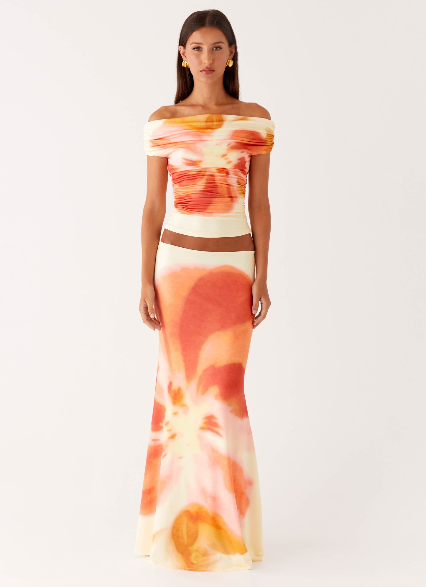 Moka Maxi Skirt - Mimosa Blossom