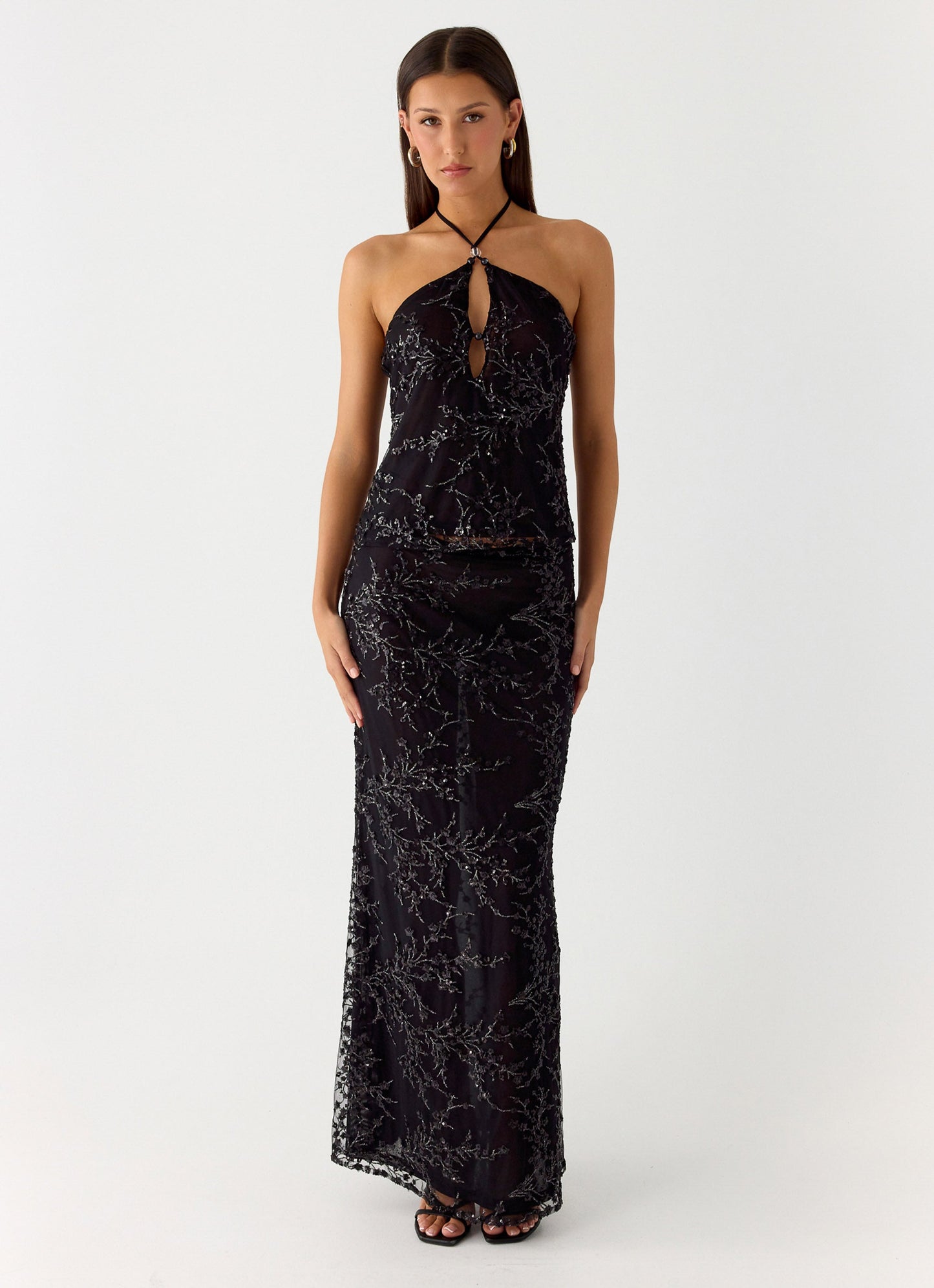 Moodlight Maxi Skirt - Black