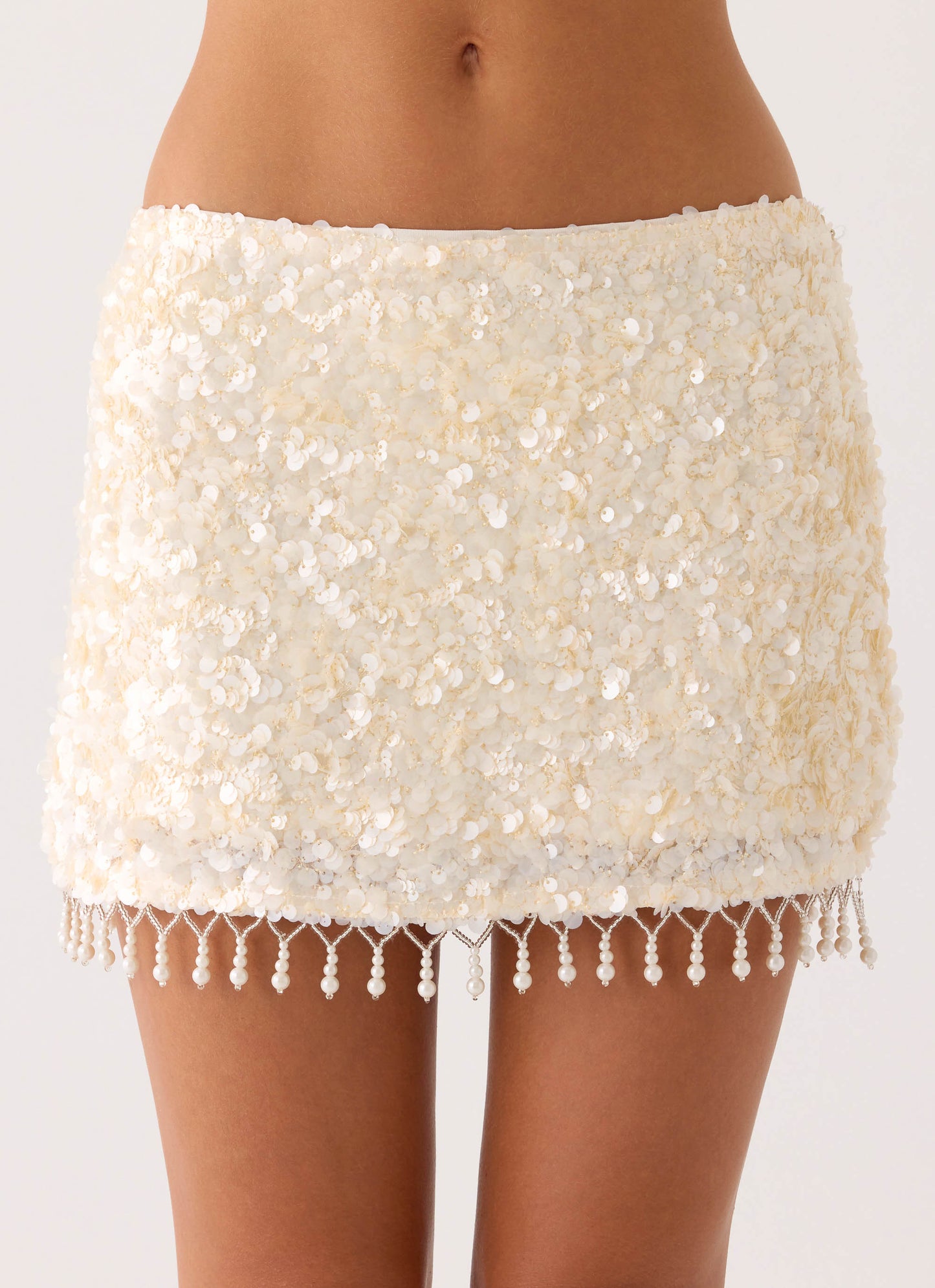 Moonlight Muse Mini Skirt - Ivory