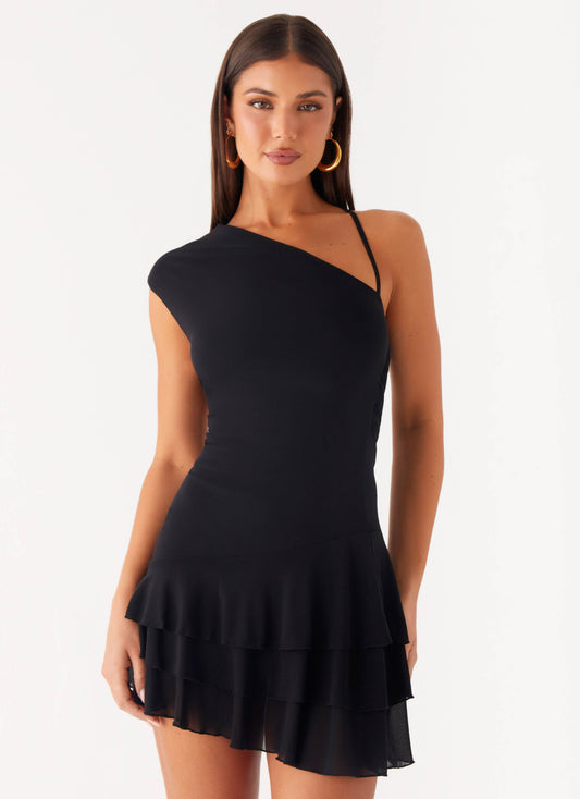 Moonrise Mini Dress - Black