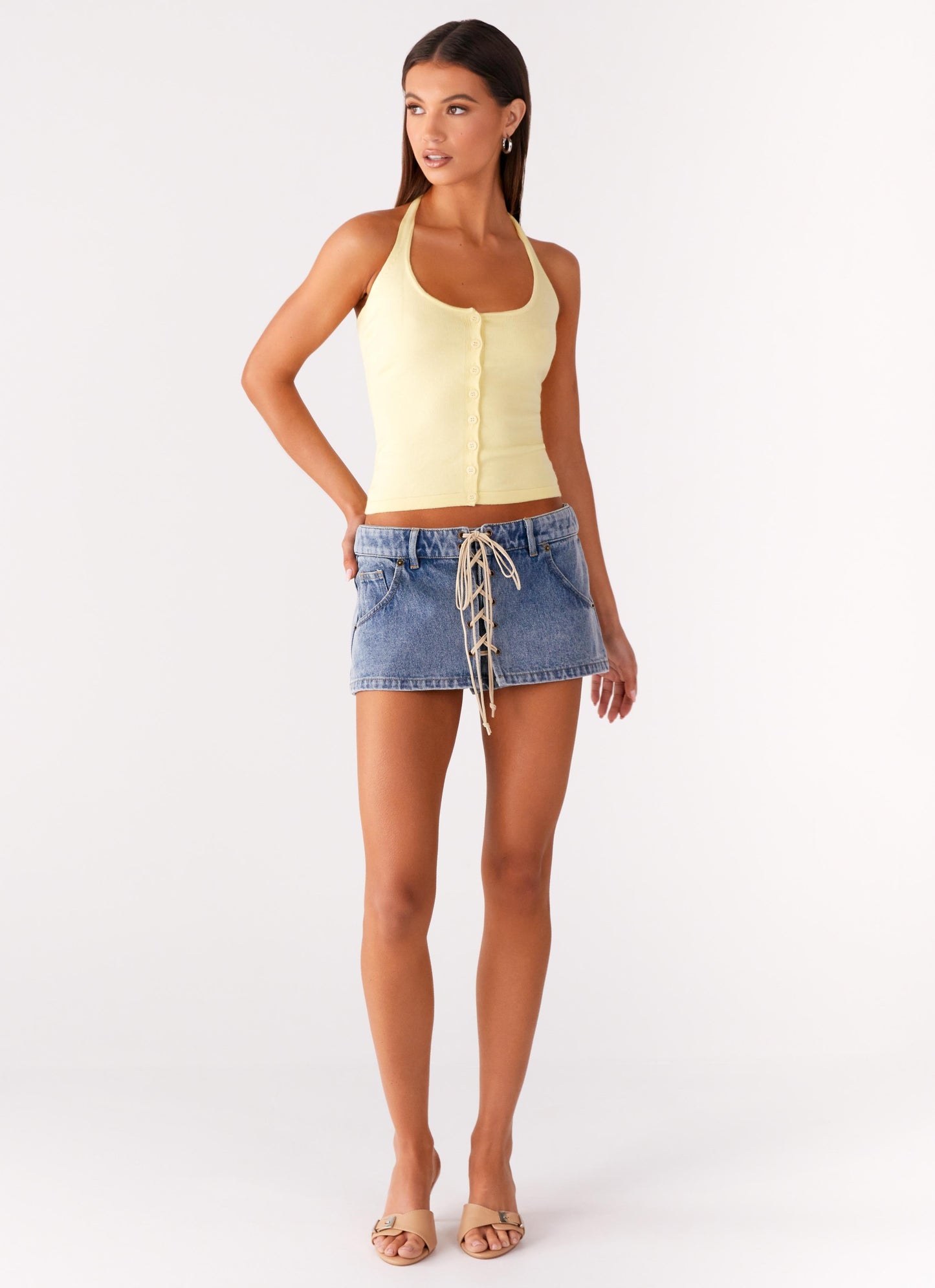 Nashville Denim Skort - Blue